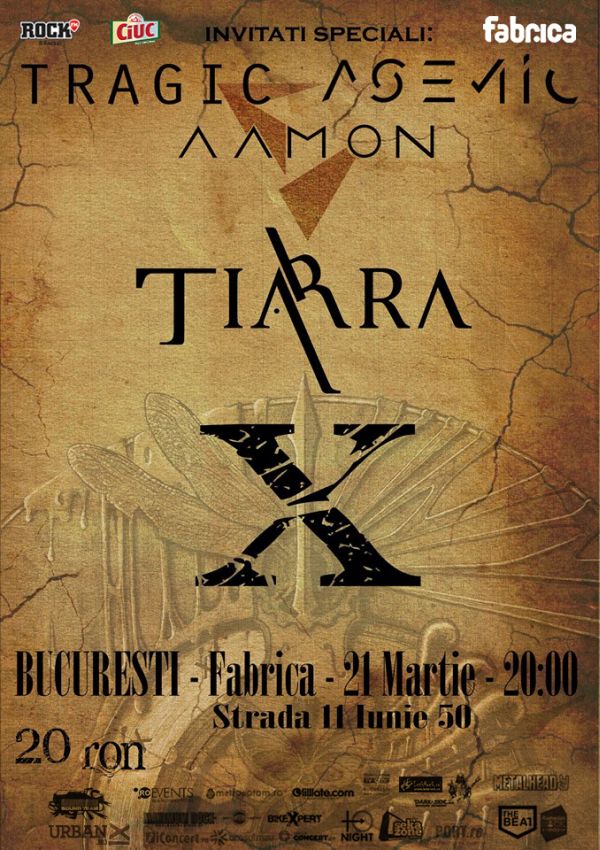 Tiarra lanseaza albumul „X” pe 21 martie in Club Fabrica din Bucuresti
